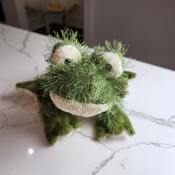 GANZ WEBKINZ GREEN FUZZY FROG 7” PLUSH STUFFED ANIMAL - Picture 2 of 7